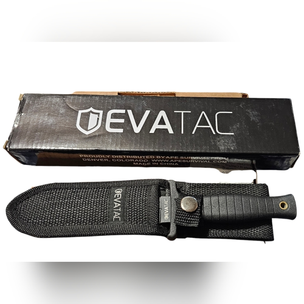 EVATAC COMBAT DAGGER - BLACK - ET-BLKDGR  - NEW/ORIGINAL PACKAGING